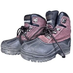 Coleman Excursion Series Quack Thinsulate Kids Boots Size 12M Purple Black 10366